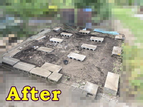 相模原市中央区O様 物置小屋の撤去サービスアフター画像