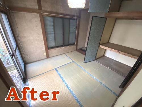 相模原市中央区W様 空き家の片付けサービスアフター画像