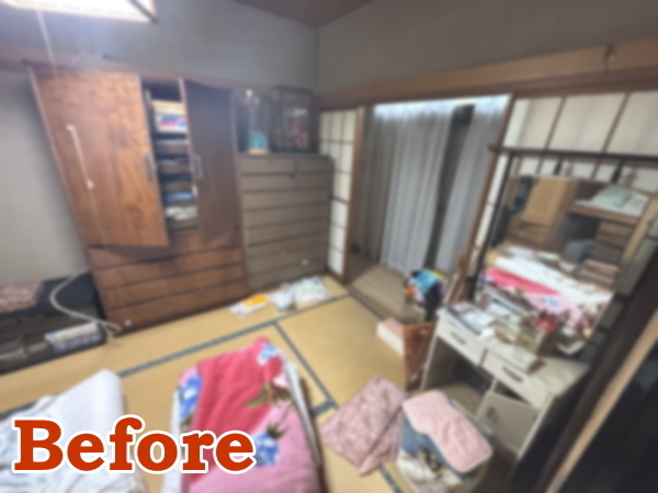 相模原市南区 遺品整理 実家 作業前