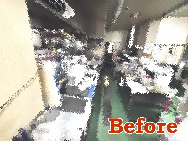 相模原市中央区 店舗 残置物撤去 作業前