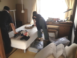 町田市のＵＲ住宅の不用品回収ビフォー画像