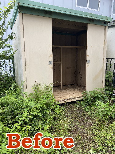 町田市T様 物置小屋の撤去サービスビフォー画像